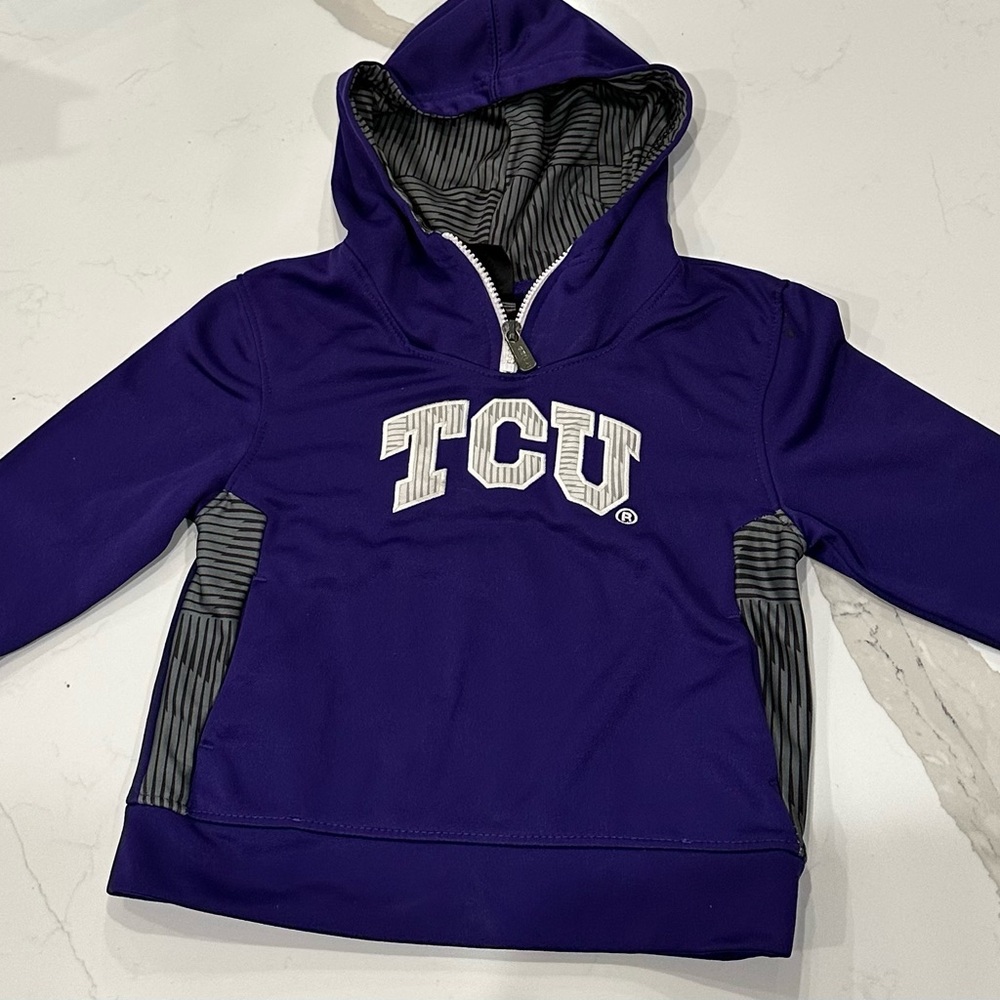 TCU kids hoodie size 5/6